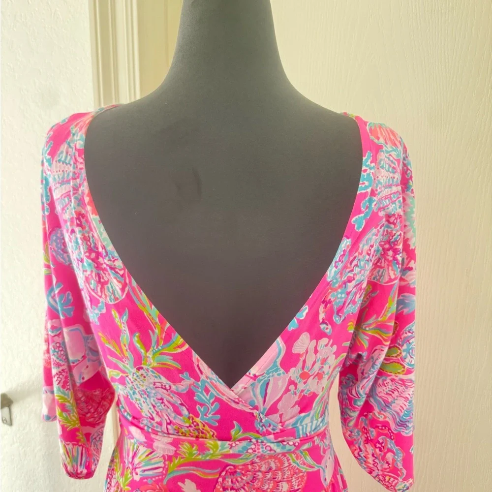 Lilly Pulitzer Parigi Romper Shell me Something Good Sz XXS - Picture 7 of 14